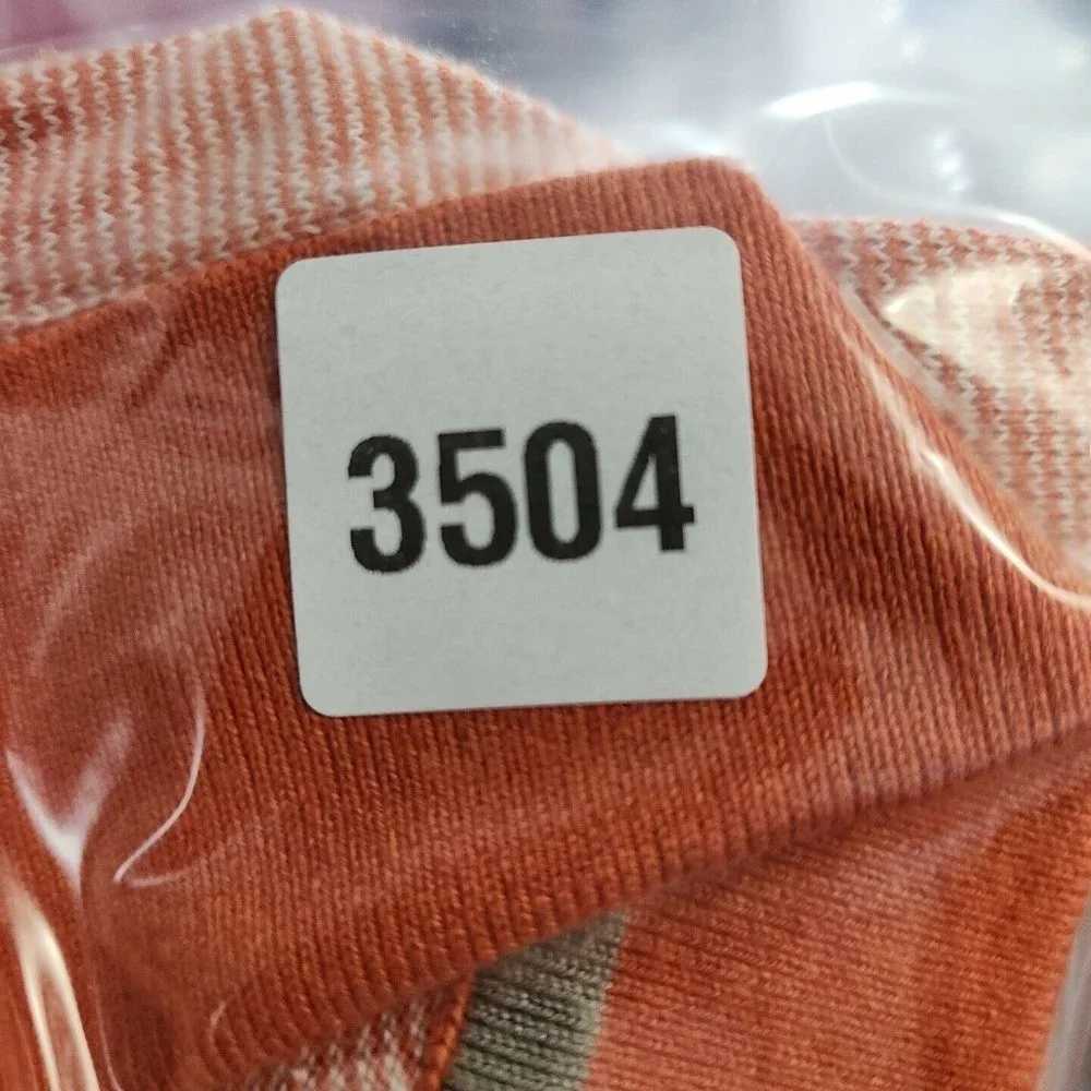 Banana Republic Heather Orange Silk Cotton Blend Short Sleeve Polo Shirt Size XL